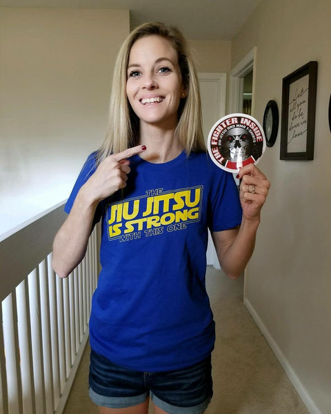 The Jiu Jitsu is Strong With this One Short sleeve women's BJJ t-shirt
