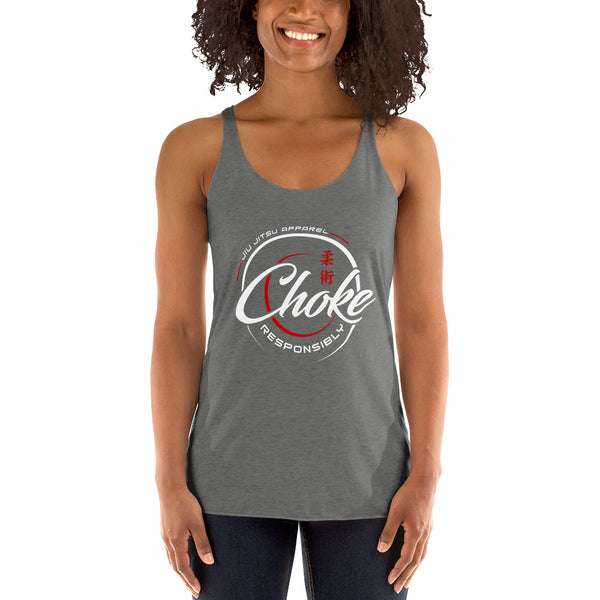 Choke Responsibly Logo'd Jiu Jitsu Racerback Tank