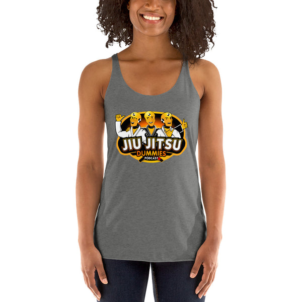 Jiu Jitsu Dummies Podcast Racerback Tank Top