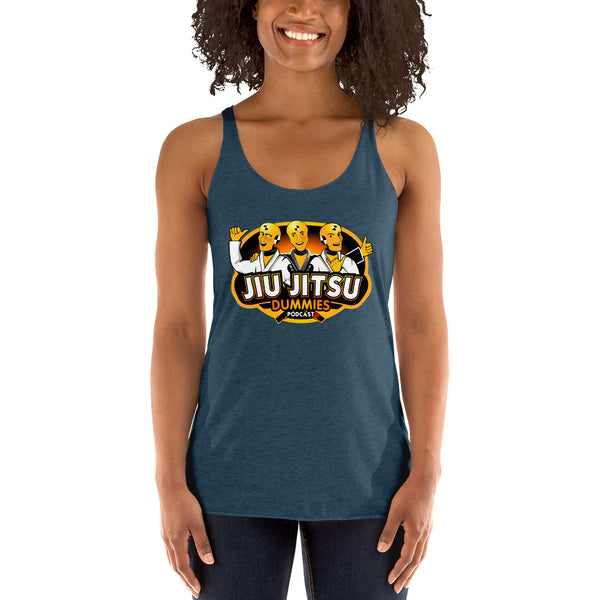 Jiu Jitsu Dummies Podcast Racerback Tank Top