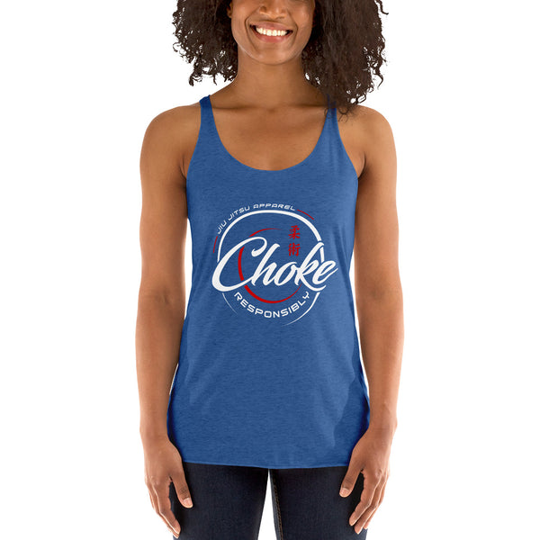 Choke Responsibly Logo'd Jiu Jitsu Racerback Tank