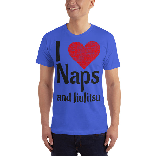 I Love Naps and Jiu Jitsu t-shirt Short sleeve men's