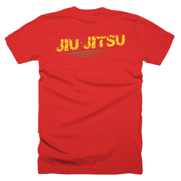 red jiu jitsu tee
