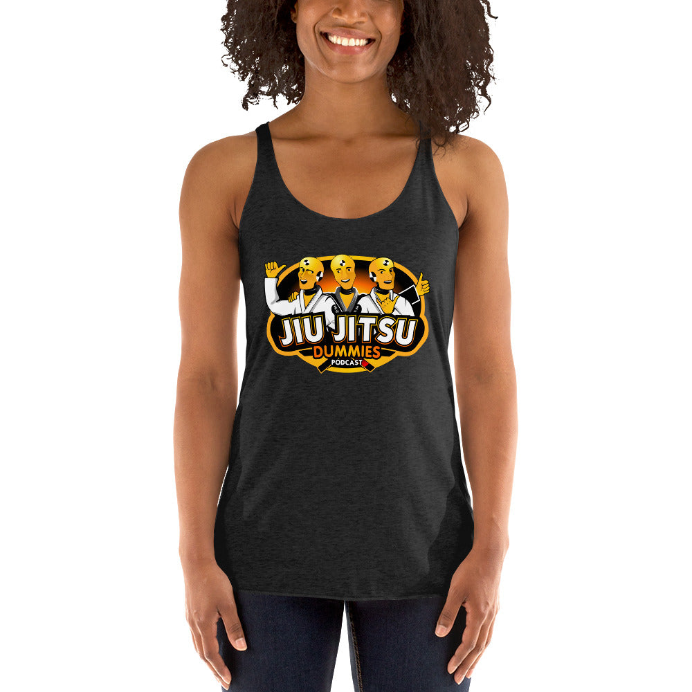 Jiu Jitsu Dummies Podcast Racerback Tank Top