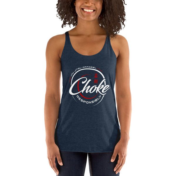 Choke Responsibly Logo'd Jiu Jitsu Racerback Tank