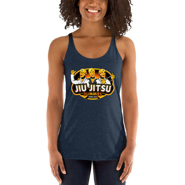 Jiu Jitsu Dummies Podcast Racerback Tank Top