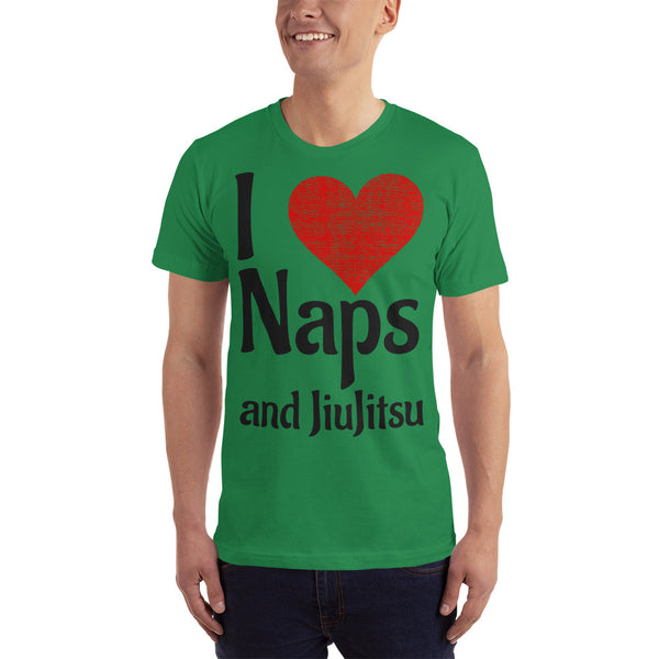 I Love Naps and Jiu Jitsu t-shirt Short sleeve men's