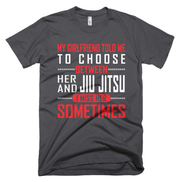 girlfriend jiu jitsu tee
