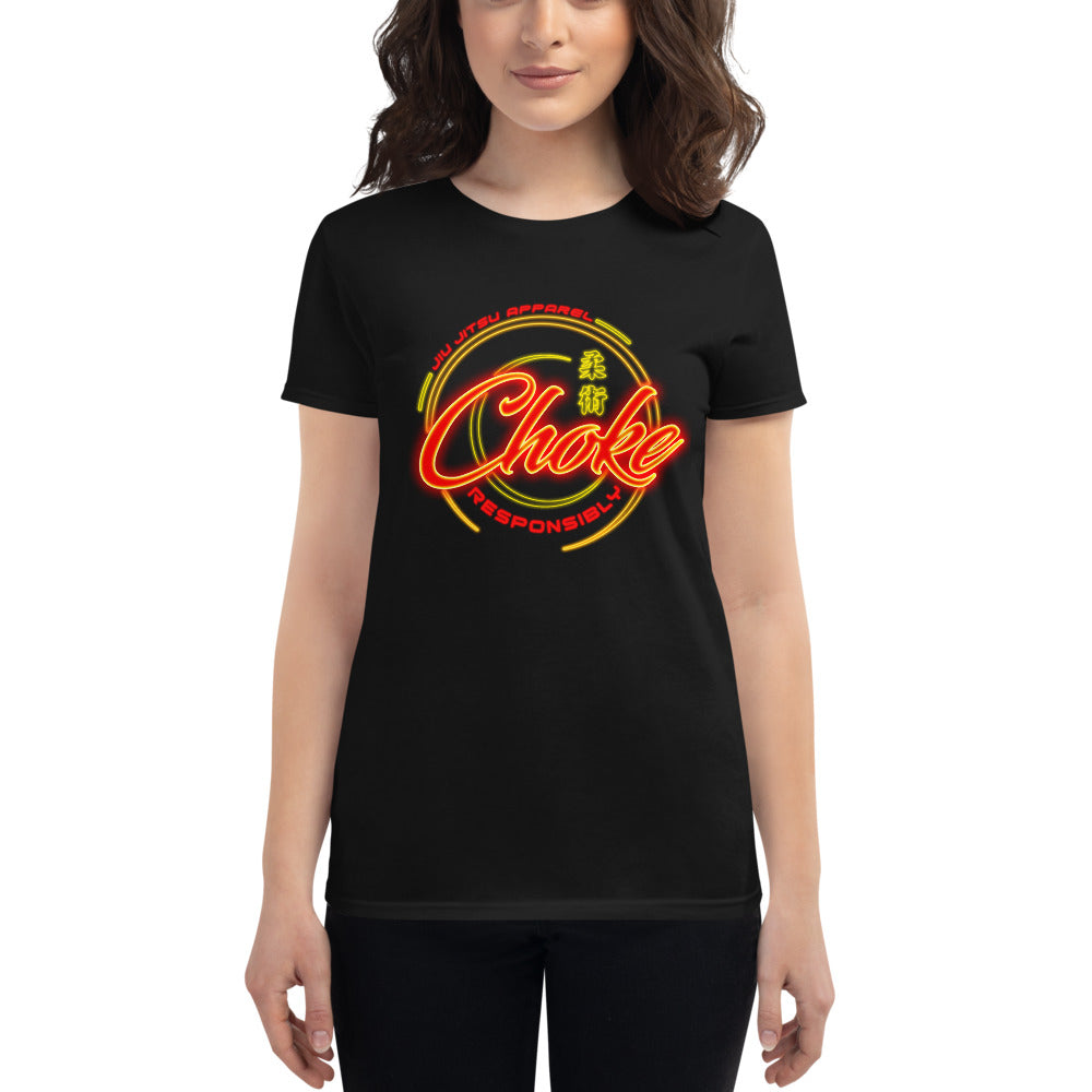 Choke Responsibly Neon Women's short sleeve t-shirt
