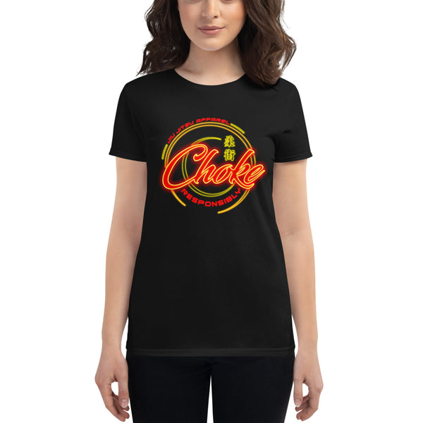 Choke Responsibly Neon Women's short sleeve t-shirt