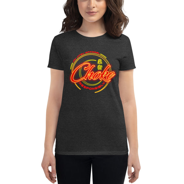 Choke Responsibly Neon Women's short sleeve t-shirt