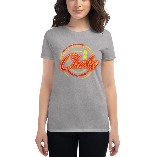 Choke Responsibly Neon Women's short sleeve t-shirt