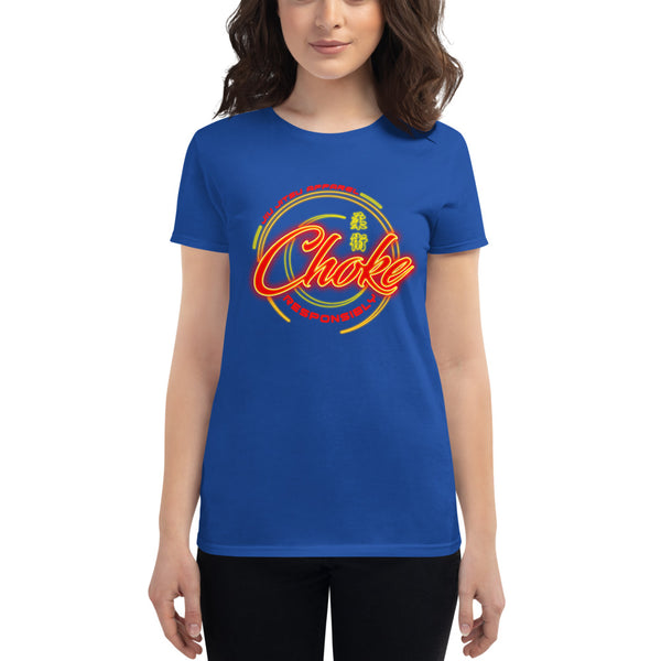 Choke Responsibly Neon Women's short sleeve t-shirt