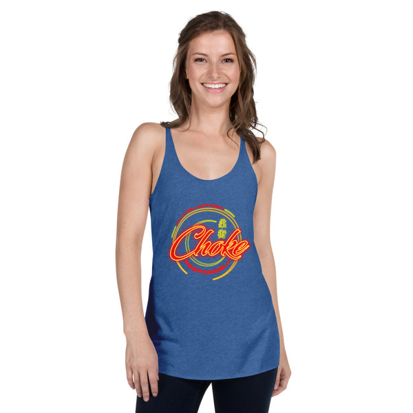 Choke Responsibly Neon Women's Racerback Tank