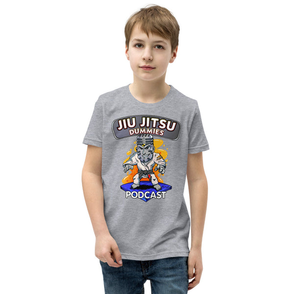 Jiu Jitsu Dummies Podcast Mic Youth Short Sleeve T-Shirt