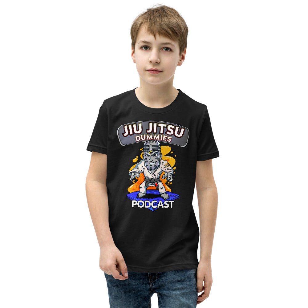 Jiu Jitsu Dummies Podcast Mic Youth Short Sleeve T-Shirt
