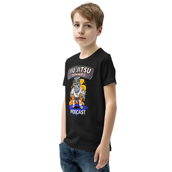 Jiu Jitsu Dummies Podcast Mic Youth Short Sleeve T-Shirt