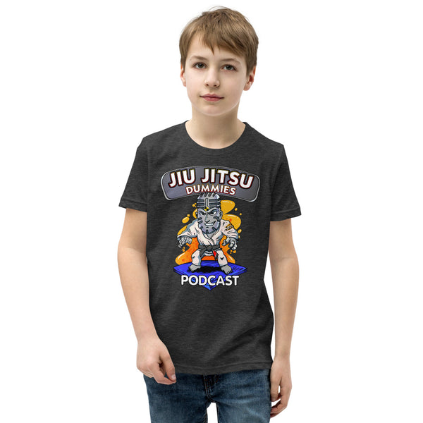 Jiu Jitsu Dummies Podcast Mic Youth Short Sleeve T-Shirt