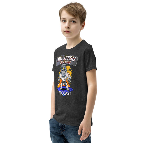 Jiu Jitsu Dummies Podcast Mic Youth Short Sleeve T-Shirt