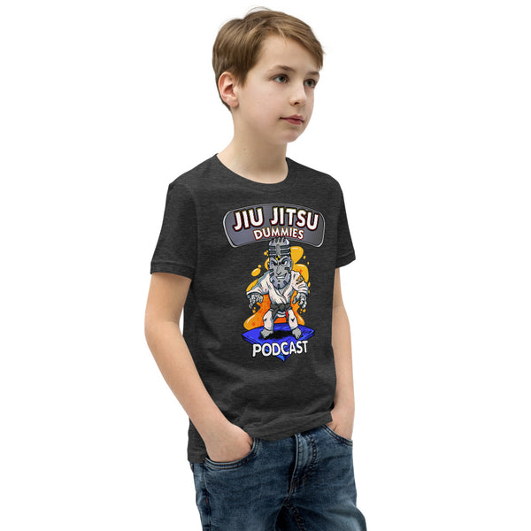 Jiu Jitsu Dummies Podcast Mic Youth Short Sleeve T-Shirt
