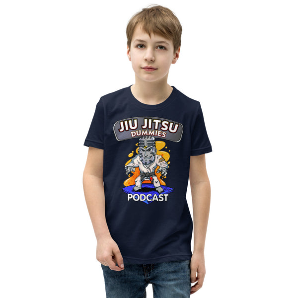 Jiu Jitsu Dummies Podcast Mic Youth Short Sleeve T-Shirt