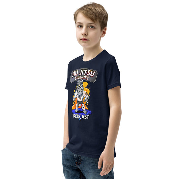 Jiu Jitsu Dummies Podcast Mic Youth Short Sleeve T-Shirt