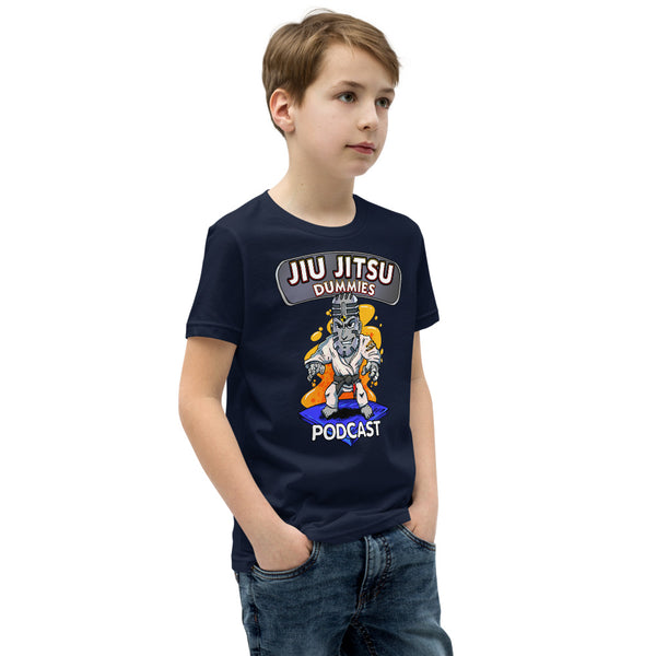 Jiu Jitsu Dummies Podcast Mic Youth Short Sleeve T-Shirt