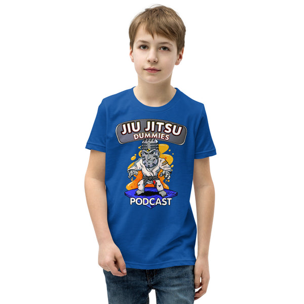 Jiu Jitsu Dummies Podcast Mic Youth Short Sleeve T-Shirt