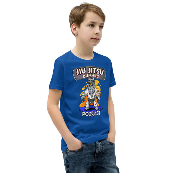 Jiu Jitsu Dummies Podcast Mic Youth Short Sleeve T-Shirt