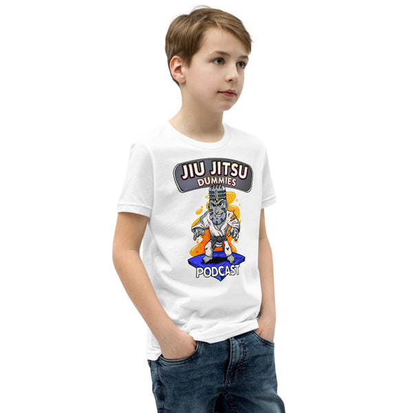 Jiu Jitsu Dummies Podcast Mic Youth Short Sleeve T-Shirt