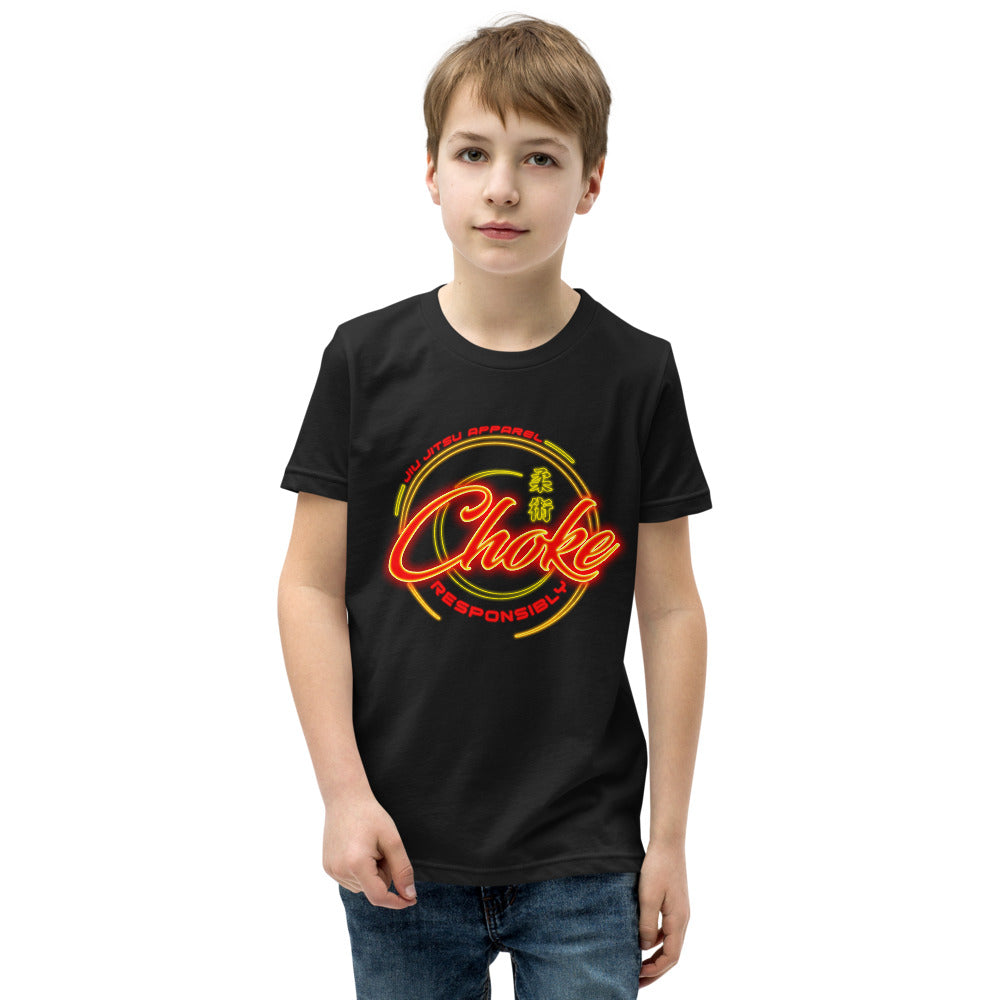 Choke Responsibly Neon Youth Short Sleeve T-Shirt
