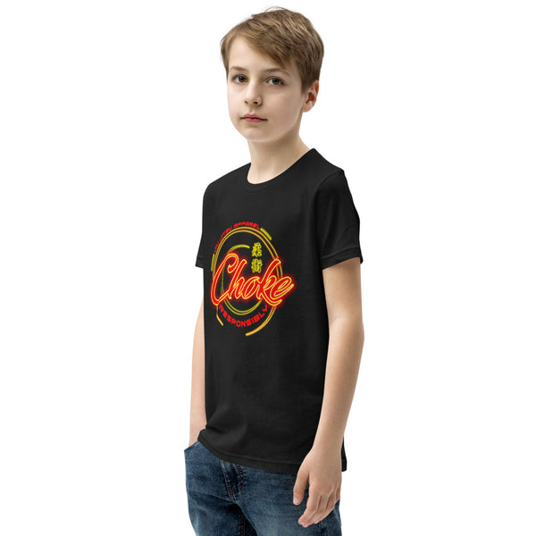 Choke Responsibly Neon Youth Short Sleeve T-Shirt