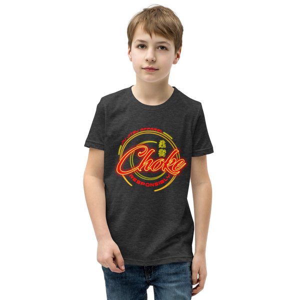 Choke Responsibly Neon Youth Short Sleeve T-Shirt