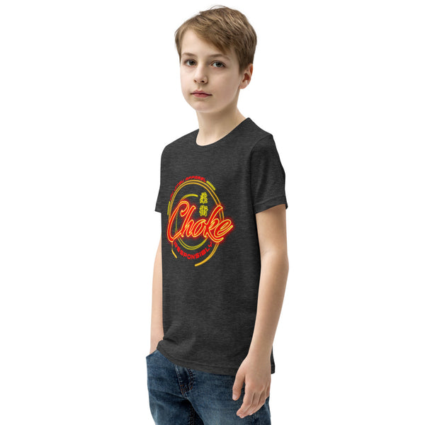 Choke Responsibly Neon Youth Short Sleeve T-Shirt