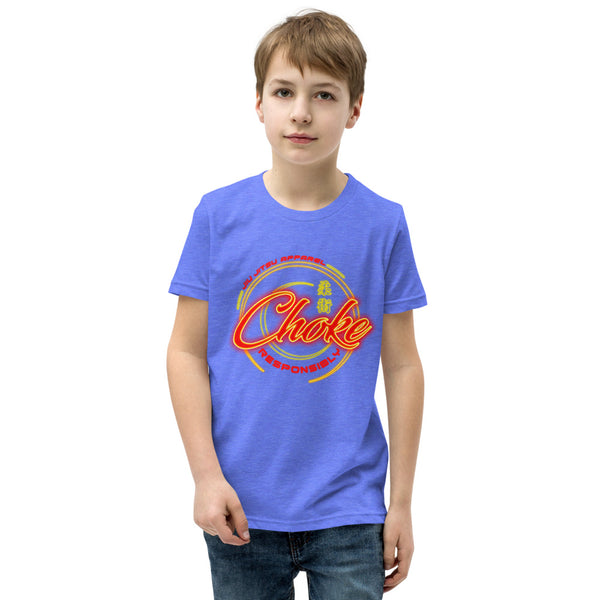 Choke Responsibly Neon Youth Short Sleeve T-Shirt