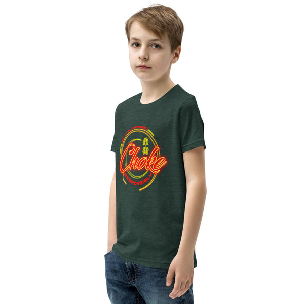 Choke Responsibly Neon Youth Short Sleeve T-Shirt
