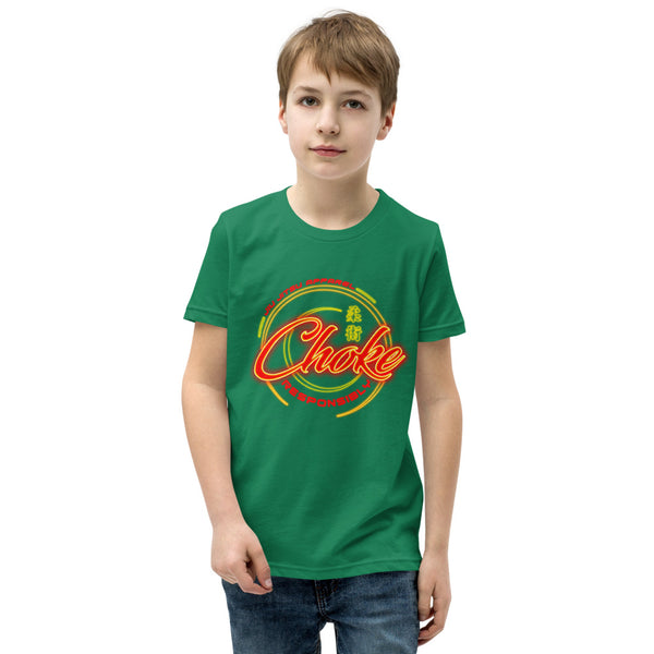 Choke Responsibly Neon Youth Short Sleeve T-Shirt