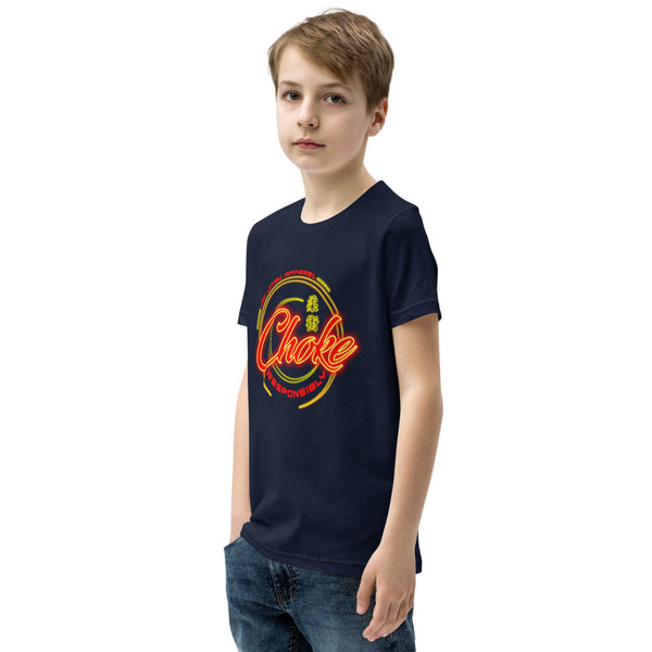 Choke Responsibly Neon Youth Short Sleeve T-Shirt