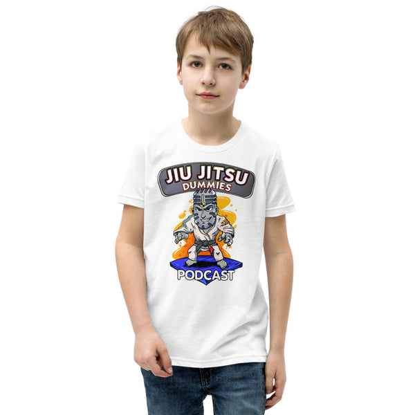 Jiu Jitsu Dummies Podcast Mic Youth Short Sleeve T-Shirt